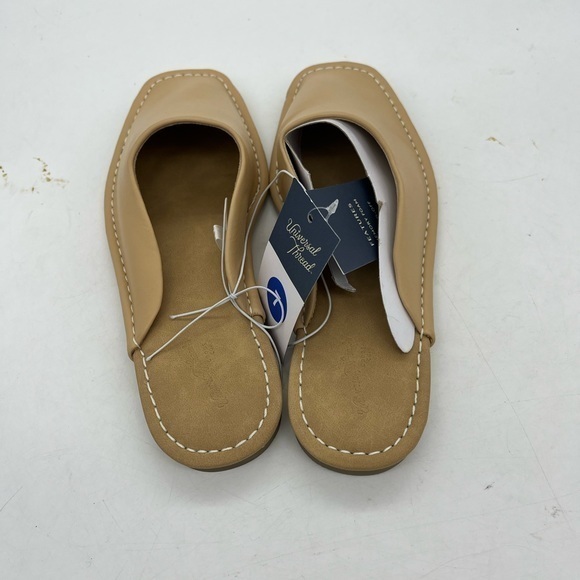 NWT Universal Thread Women’s Tan Nude Vegan Faux Leather Brandy Slip On Mules - Picture 5 of 6